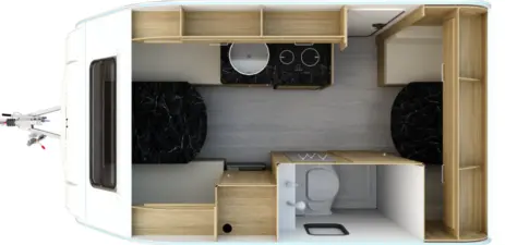 Niewiadow Wohnwagen N Cross L Grundriss