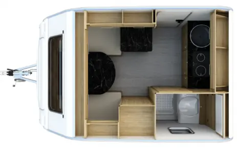 Wohnwagen Niewiadow N-Cross Sport NT Grundriss