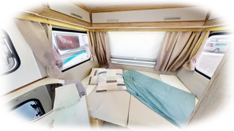 Wohnwagen Vermietung Niewiadow Mini Wohnwagen ab 750kg.