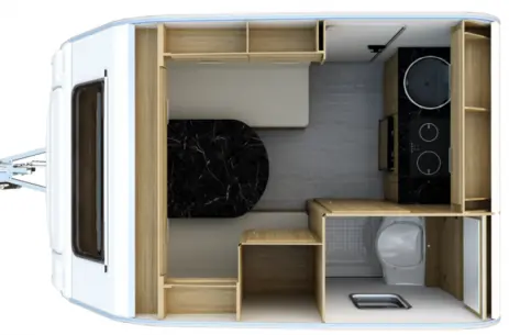 Niewiadow Wohnwagen 126NTl  Austattung